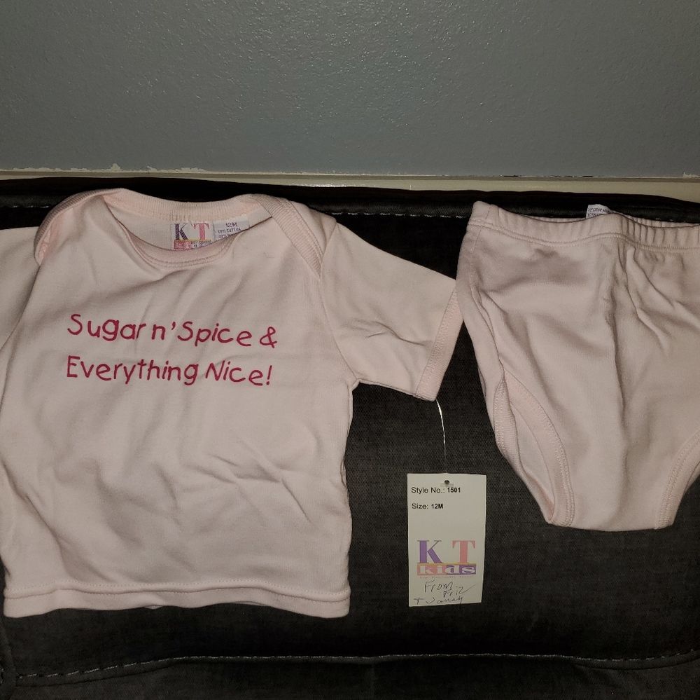 Baby girl short set